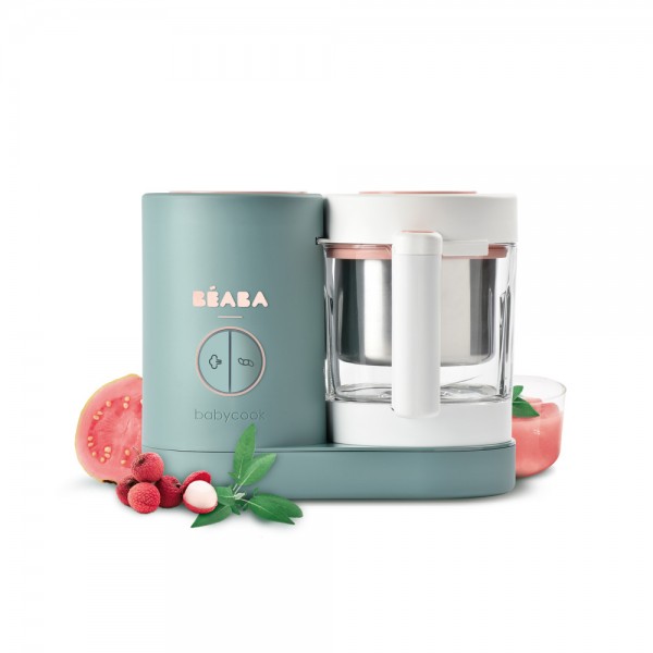 Beaba Babycook NÉO зеленая — пароварка-блендер 4-в-1 для прикорма и детской еды