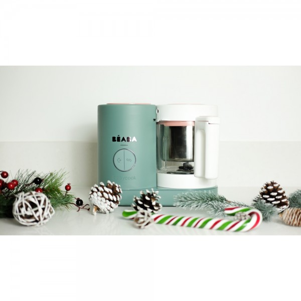 Beaba Babycook NÉO зеленая — пароварка-блендер 4-в-1 для прикорма и детской еды
