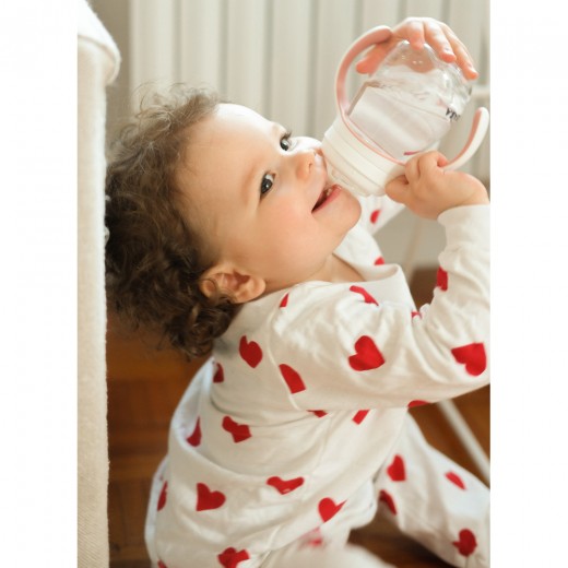 Поїльник Beaba навчальний 2 в 1 210 мл рожевий, арт. 913478