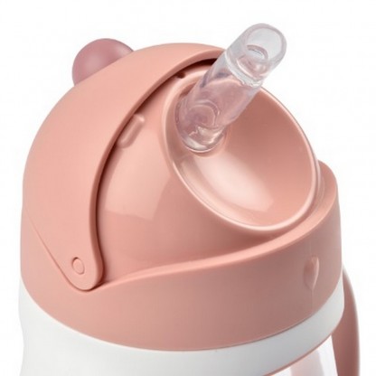Поїльник Beaba з трубочкою 300 мл рожевий, арт. 913480