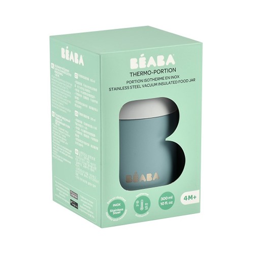 Термос Beaba для їжі 300 мл. зелений/сірий, арт. 912907