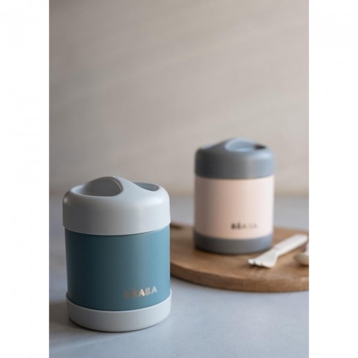 Термос Beaba для їжі 300 мл. зелений/сірий, арт. 912907