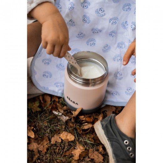 Термос Beaba для їжі 300 мл. рожевий/сірий, арт. 912908