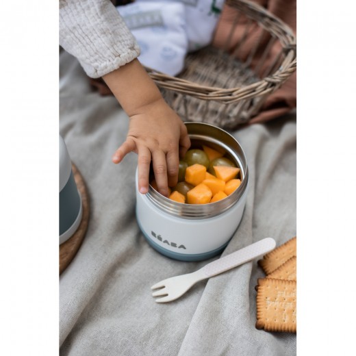 Термос Beaba для їжі 500 мл. білий/голубий, арт. 912909