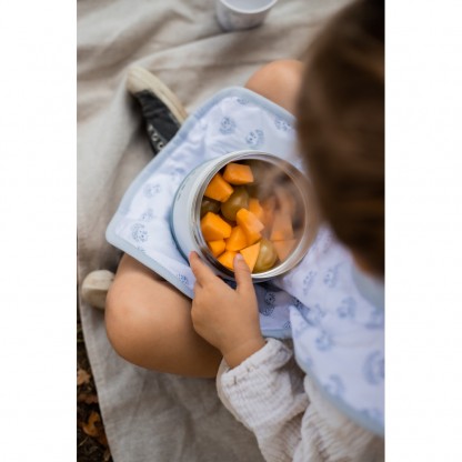 Детский термос Beaba 500 мл бело-голубой