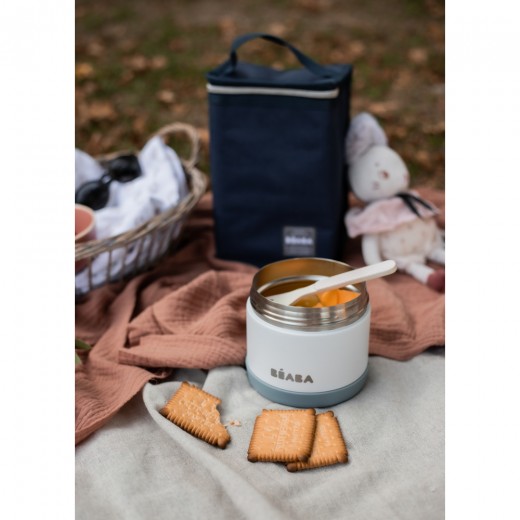 Термос Beaba для їжі 500 мл. білий/голубий, арт. 912909