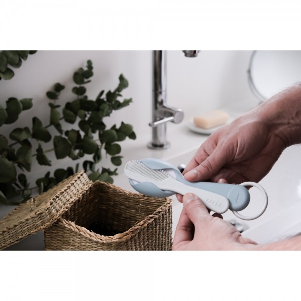 Набор гребень + щётка Beaba зеленый, арт. 920366