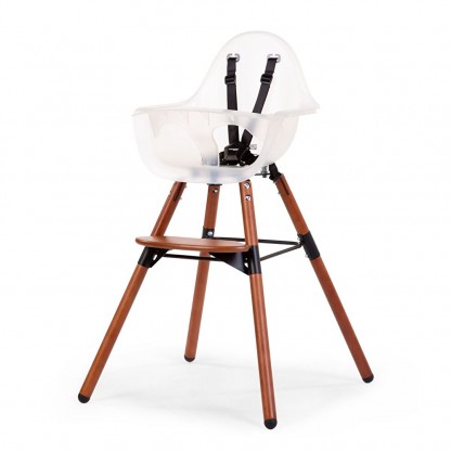 Стілець для годування Childhome Evolu 2 з бампером nut/frosted, арт. CHEVOCHFR