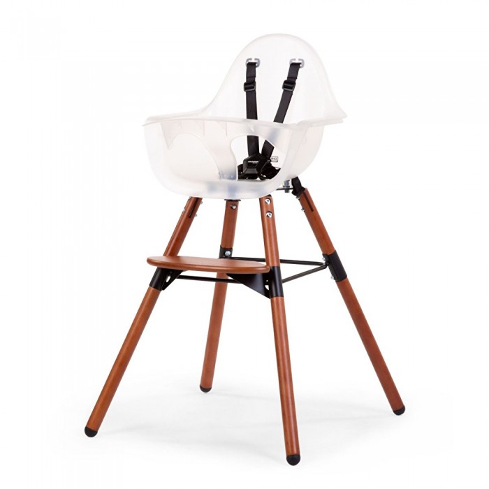 Стілець для годування Childhome Evolu 2 з бампером nut/frosted, арт. CHEVOCHFR