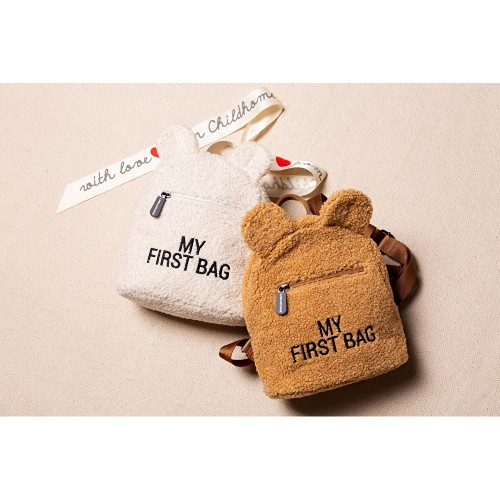 Рюкзак дитячий Childhome My first bag teddy beige, арт. CWKIDBT