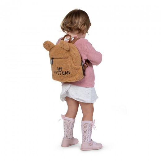 Рюкзак дитячий Childhome My first bag teddy beige, арт. CWKIDBT