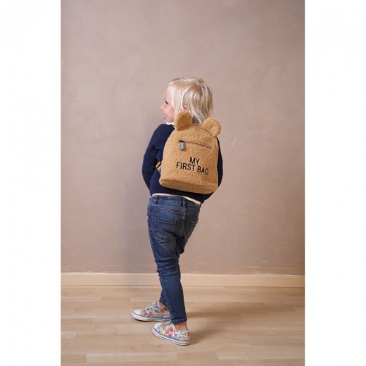 Рюкзак дитячий Childhome My first bag teddy beige, арт. CWKIDBT