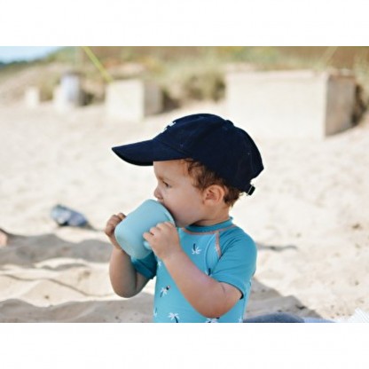 Поїльник Beaba силіконовий 170 мл синій, арт. 913524