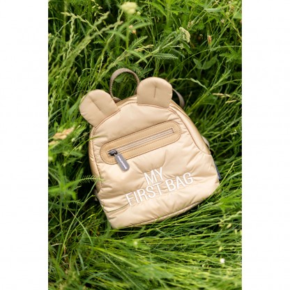 Рюкзак дитячий Childhome My first bag puffered beige, арт. CWKIDBPBE