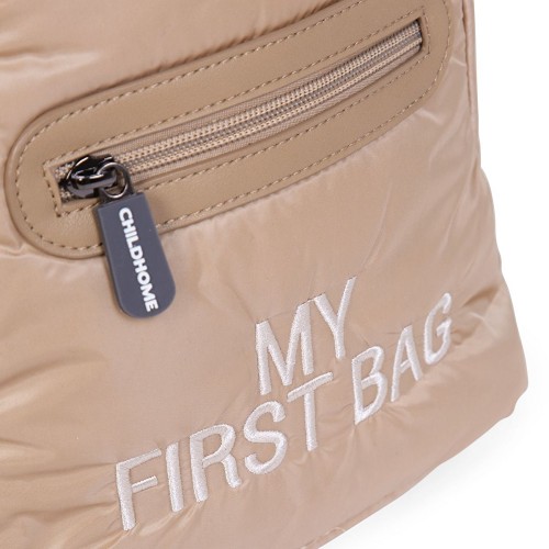 Рюкзак дитячий Childhome My first bag puffered beige, арт. CWKIDBPBE
