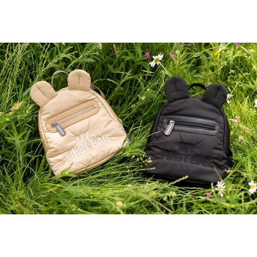 Рюкзак дитячий Childhome My first bag puffered beige, арт. CWKIDBPBE