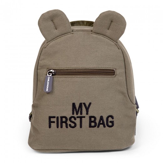 Рюкзак дитячий Childhome My first bag khaki, арт. CWKIDBKA