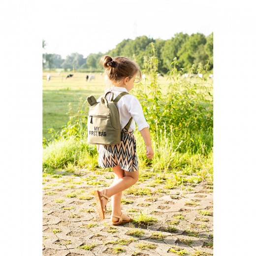 Рюкзак дитячий Childhome My first bag khaki, арт. CWKIDBKA