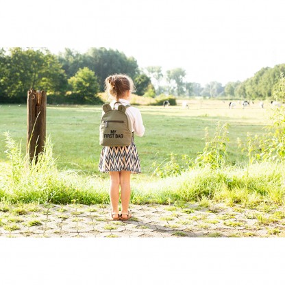Рюкзак дитячий Childhome My first bag khaki, арт. CWKIDBKA