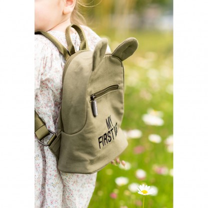 Рюкзак дитячий Childhome My first bag khaki, арт. CWKIDBKA
