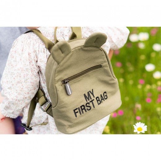 Рюкзак дитячий Childhome My first bag khaki, арт. CWKIDBKA