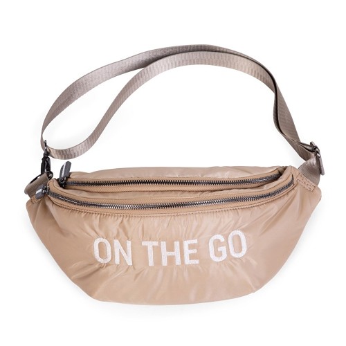 Сумка через плече Childhome Banana bag puffered beige, арт. CWBANAPBE