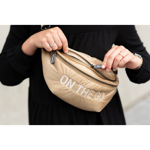 Сумка через плече Childhome Banana bag puffered beige, арт. CWBANAPBE