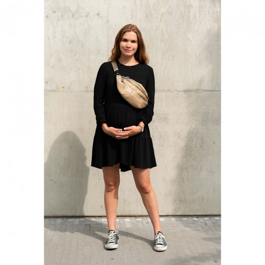 Сумка через плече Childhome Banana bag puffered beige, арт. CWBANAPBE