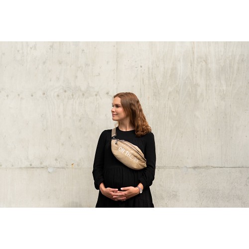 Сумка через плече Childhome Banana bag puffered beige, арт. CWBANAPBE