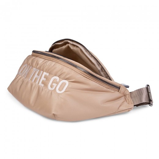 Сумка через плече Childhome Banana bag puffered beige, арт. CWBANAPBE