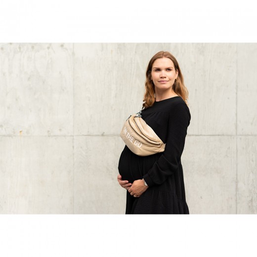 Сумка через плече Childhome Banana bag puffered beige, арт. CWBANAPBE