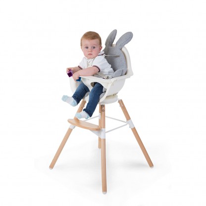 Подушка універсальна до стільця для годування Childhome rabit/grey, арт. CCRASCJG