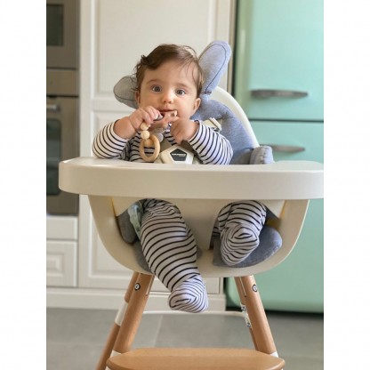 Подушка універсальна до стільця для годування Childhome rabit/grey, арт. CCRASCJG