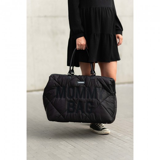 Сумка Childhome Mommy bag puffered black, арт. CWMBBPBL