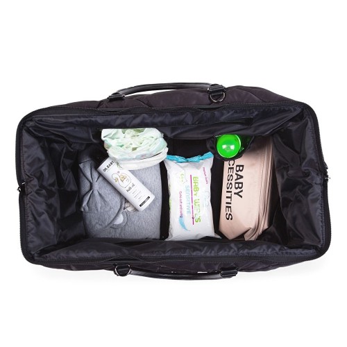 Сумка Childhome Mommy bag puffered black, арт. CWMBBPBL