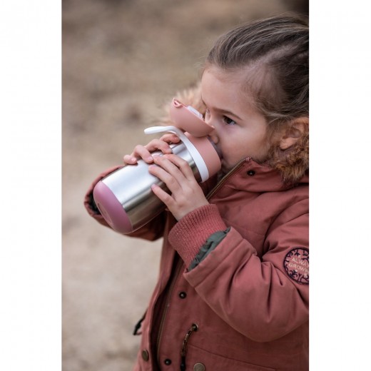 Термопоїльник Beaba металевий 350 мл рожевий, арт. 913522