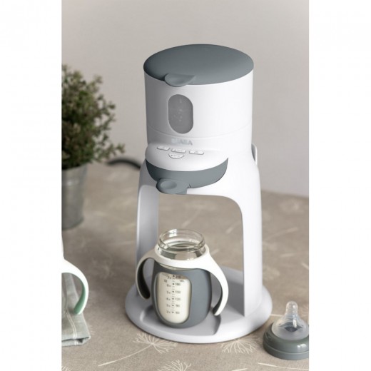 Поїльник Beaba навчальний склянний 2 в 1 210 мл сірий, арт. 913538