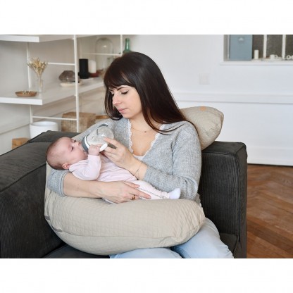 Поїльник Beaba навчальний 2 в 1 210 мл сірий, арт. 913532