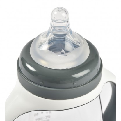 Поїльник Beaba навчальний 2 в 1 210 мл сірий, арт. 913532