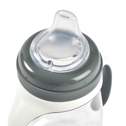 Поїльник Beaba навчальний 2 в 1 210 мл сірий, арт. 913532