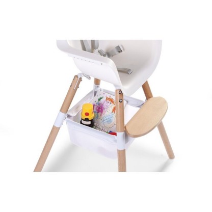 Корзина для речей до стільця для годування Childhome Evolu  white, арт. CHEVOBAS
