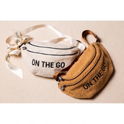 Сумка через плече Childhome Banana bag teddy beige, арт. CWBANAT