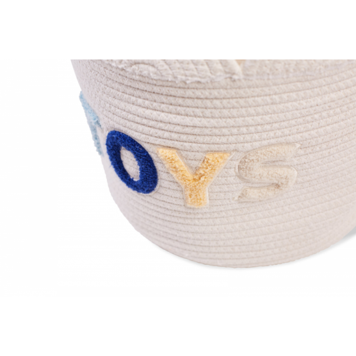 Корзина для іграшок Childhome Flower 30x30x30 см білий , арт. CCBAFL30