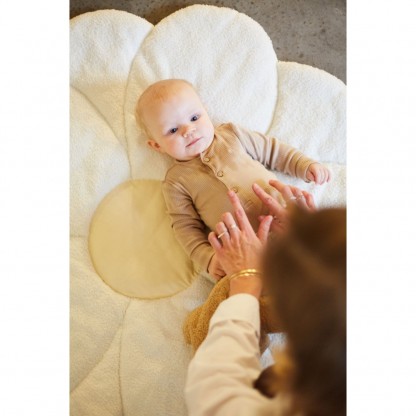 Килимок ігровий Childhome Flower 110 см білий/жовтий, арт. CCPMFL