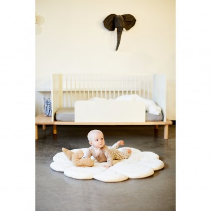 Килимок ігровий Childhome Flower 110 см білий/жовтий, арт. CCPMFL