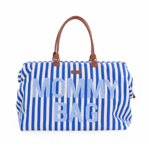 Сумка Childhome Mommy bag stripes electric blue, арт. CWMBBSTBL