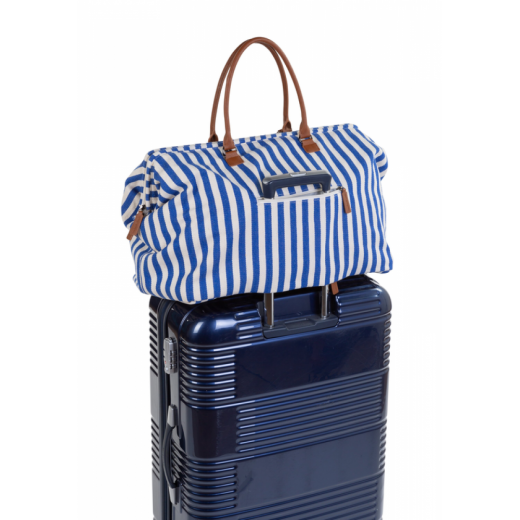 Сумка Childhome Mommy bag stripes electric blue, арт. CWMBBSTBL