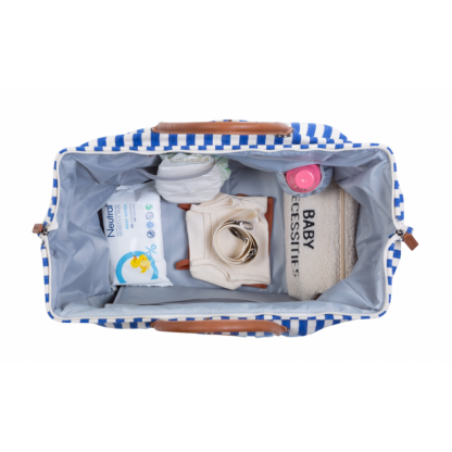 Сумка Childhome Mommy bag stripes electric blue, арт. CWMBBSTBL