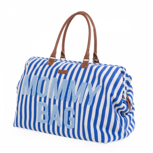 Сумка Childhome Mommy bag stripes electric blue, арт. CWMBBSTBL