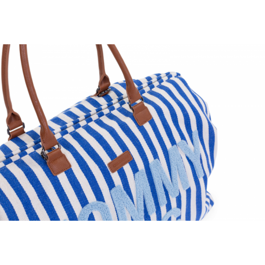Сумка Childhome Mommy bag stripes electric blue, арт. CWMBBSTBL